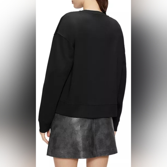 Ted Baker Zerah "Cheers" Embellished Graphic Sweatshirt Black Size L - Picture 4 of 14